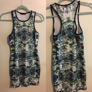 Jewel tone bodycon dress